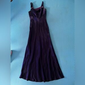 Vintage (early 2000’s) Cachet Nites Purple Satin Dress